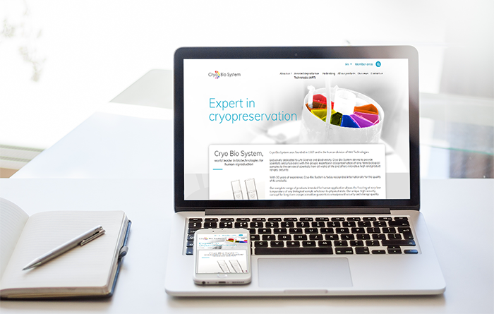 Cryo Bio System Website
